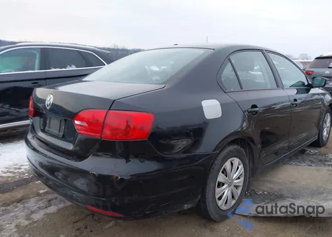 2013 Volkswagen Jetta 2.0L S из США, поврежденный, VIN 3VW2K7AJ4DM209504
